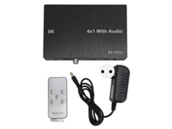 Hdmi Switch EOOCOO (4 in 1 Saída, Suporta 8k 60hz)