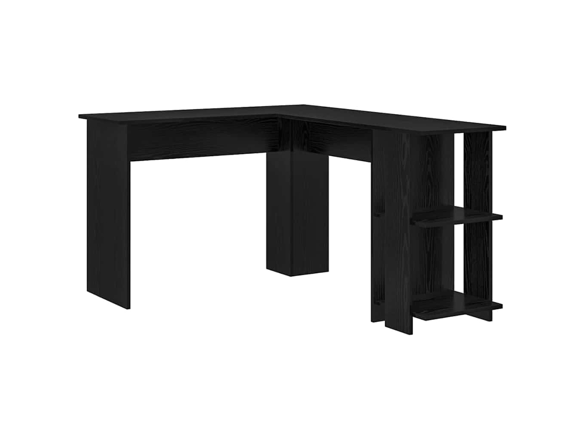 Maison Exclusive - Escritorio De Esquina Roble Negro 140 X 113,5 X 75 Cm