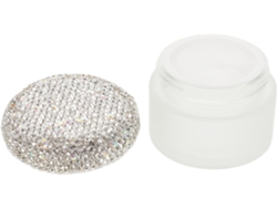 Petit Pot De Crème De Voyage 30 G Con Strass Rechargeable Vide En Plastique Solide Para Cosmétiq...