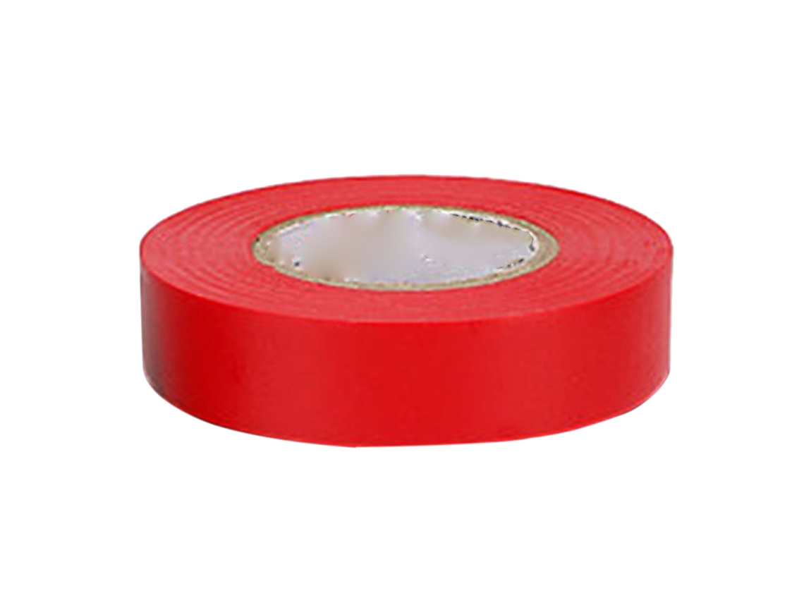 Yncm2026-cinta Aislante Universal Pvc 600v Resistente Alto Voltaje 100m Rojo Suministros Industriales