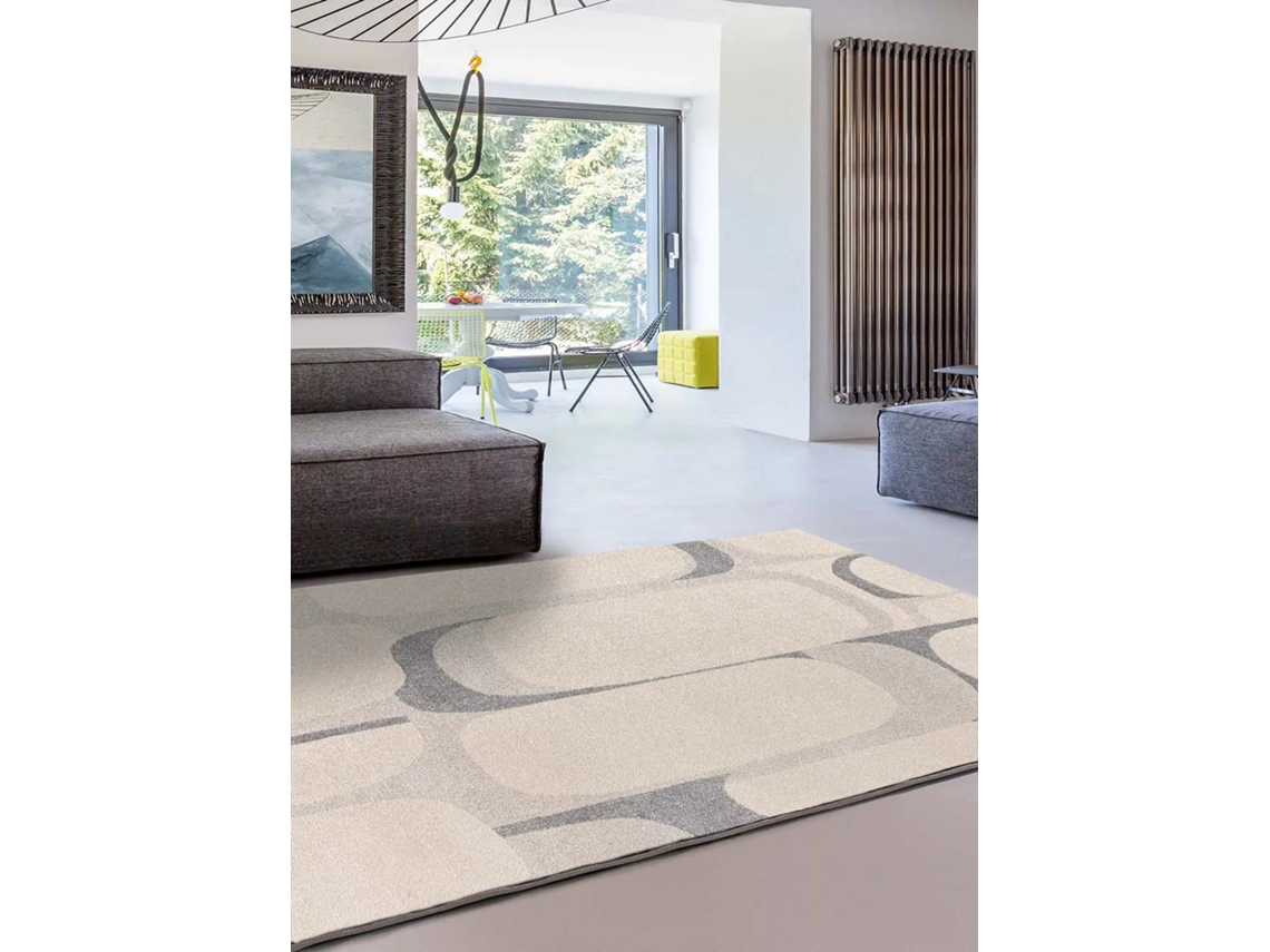 Alfombra Interior Abstracto - Atticgo - Porto Beige / Gris 200x290 Cm