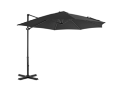 Sombrilla de jardín con base portátil, antracita, MAISON EXCLUSIVE