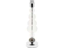 Base para Lámpara de Mesa Lagoa 1Xe27 Alt.44Xd.12Cm Cromado FERRIMEX