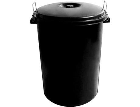 Cubo de Basura SP BERNER 100L con Asas, Tapa Incluida