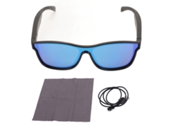 Elegantes Gafas Inteligentes Bluetooth Con Controles Táctiles Y Sonido Estéreo Hifi Para Deportes, Música Y Senderismo - Azul