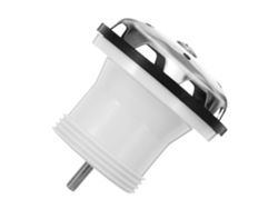 Conector de drenaje para urinario de acero inoxidable y plástico de rápida instalación, duradero y resistente. Gokoco