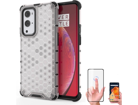 Kit Carcasa Y Protector Cristal Oneplus 9 Pro Rumble