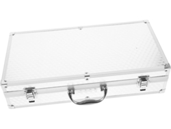 Estuche Rígido De Aluminio Extendido Para Micrófono Inalámbrico, Con 2 Ranuras De Espuma Protectora.