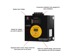 Regulador De Voltaje Variable Portátil De 10000 W Con Ajuste De Velocidad, Control De Temperatura Y Luz.