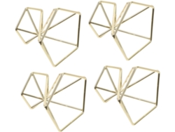 Soporte Para Plantas De Aire De 4 Piezas, Estante Geométrico Para Decoración De Interiores