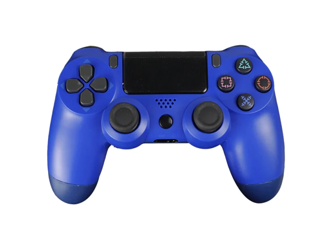 Mando PS4 Bluetooth inalámbrico Doubleshock P4, compatible con PC , Android , consola PS4 -inalambrico- y PS3 -por cable- (Incluido). ¡Toma todo el control! AZUL ELECRICO KLACK