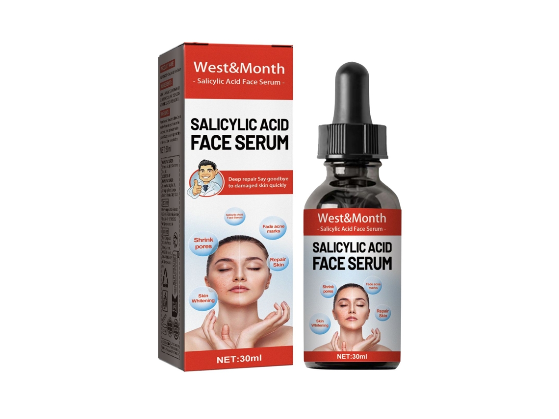 Esencia facial con ácido salicílico para piel grasa y con tendencia al acné.