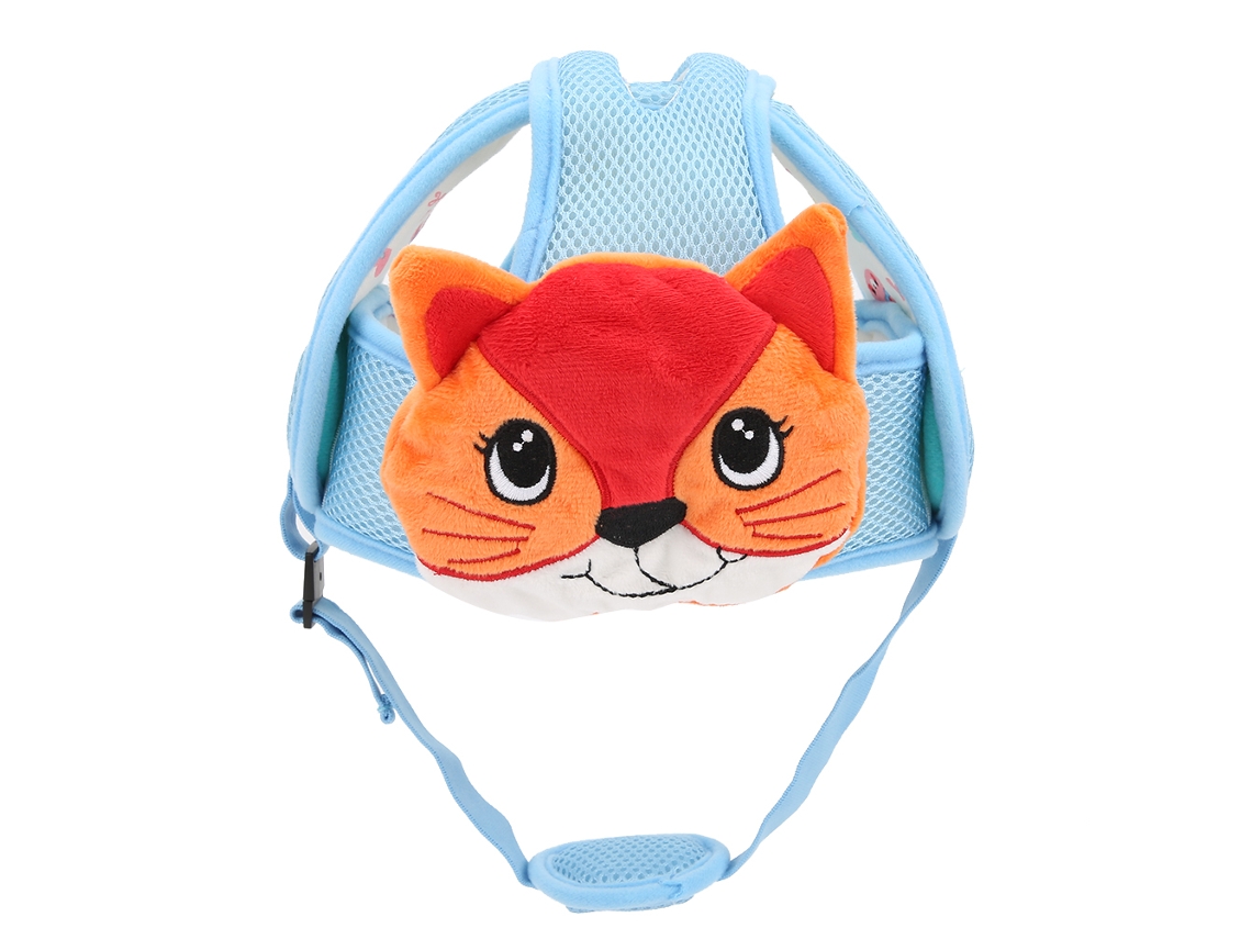 Gorro de seguridad para bebés, gorro antichoque con elástico acolchado y protector para niños pequeños.