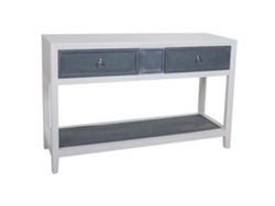 Consola WANDERLUST DECO (Madera - Blanco - 122 x 40 x 80 cm)