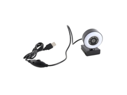 Cámara Web 1080p Con Luz Ajustable Y Micrófono Antirruido, Usb Para Clases, Reuniones Y Grabación, Compatible Con Windows, Ios, Android