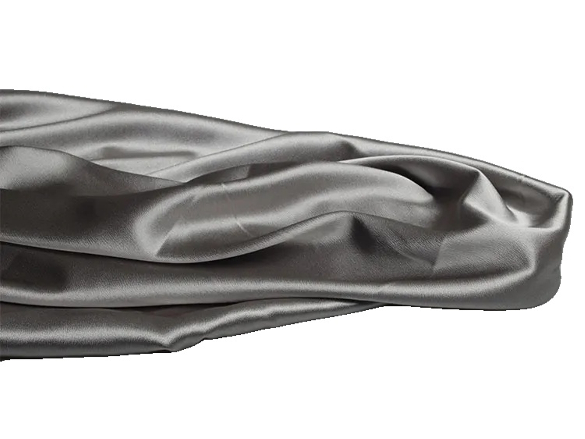 Tela, material de poliéster, de secado rápido y transpirable, gris metálico-a, 2 yardas-b