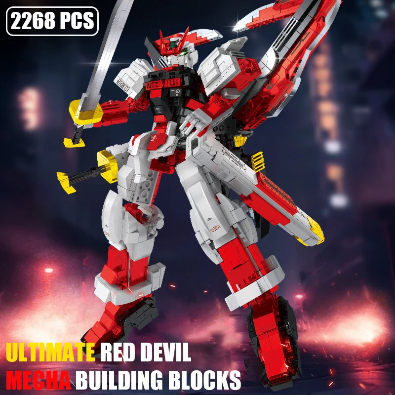 (2268 Piezas) Bloques De Construcción Moc Red Mech - Modelo De Ensamblaje - Robot Mecánico - Regalo Para Niños