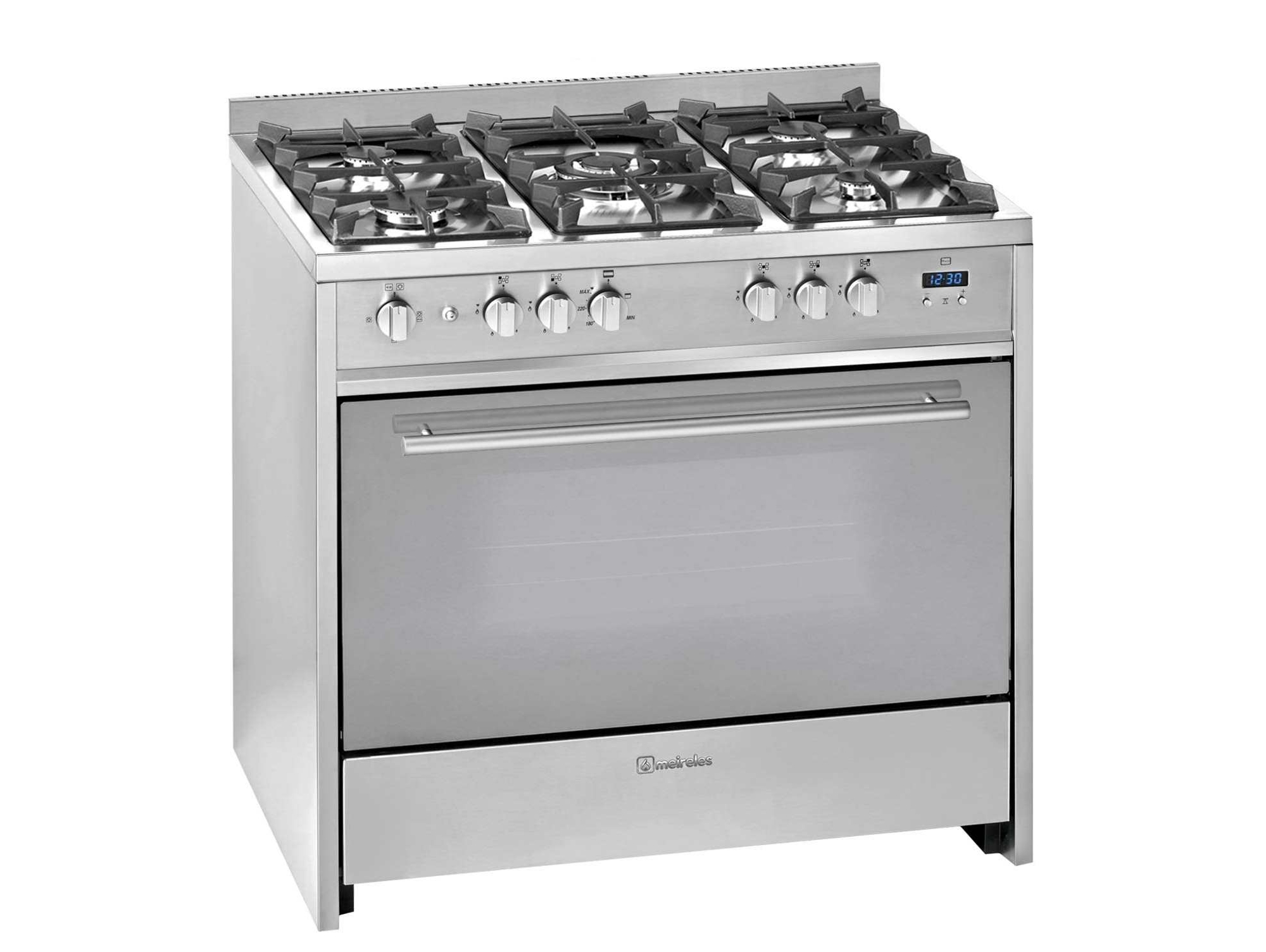Cocina MEIRELES G 910 X-G90SPX (121 L - Gas Butano-Propano - Inox - 90x60cm)