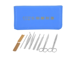 Set De 7 Herramientas Anatómicas: Tijeras, Pinzas Y Agujas Para Biología Y Educación Médica