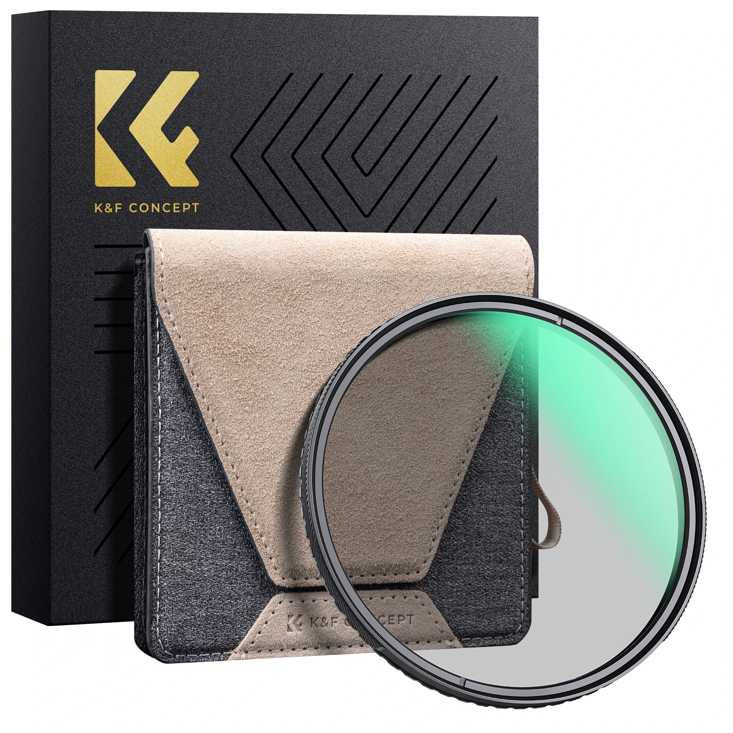 Filtro HD CPL Nano-X Pro Series con marco de cobre ultrafino y 36 capas de película verde antirreflectante, 43 mm