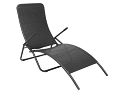 Sillas Plegables Mimbre Negro