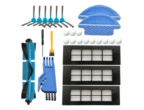 Accesorios para máquina barredora, adecuados para accesorios para máquina barredora Conga 3090, juego de filtros de trapo con cepillo lateral de ce...