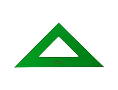 Escuadra Faber-Castell Verde 42 cm Metacrilato