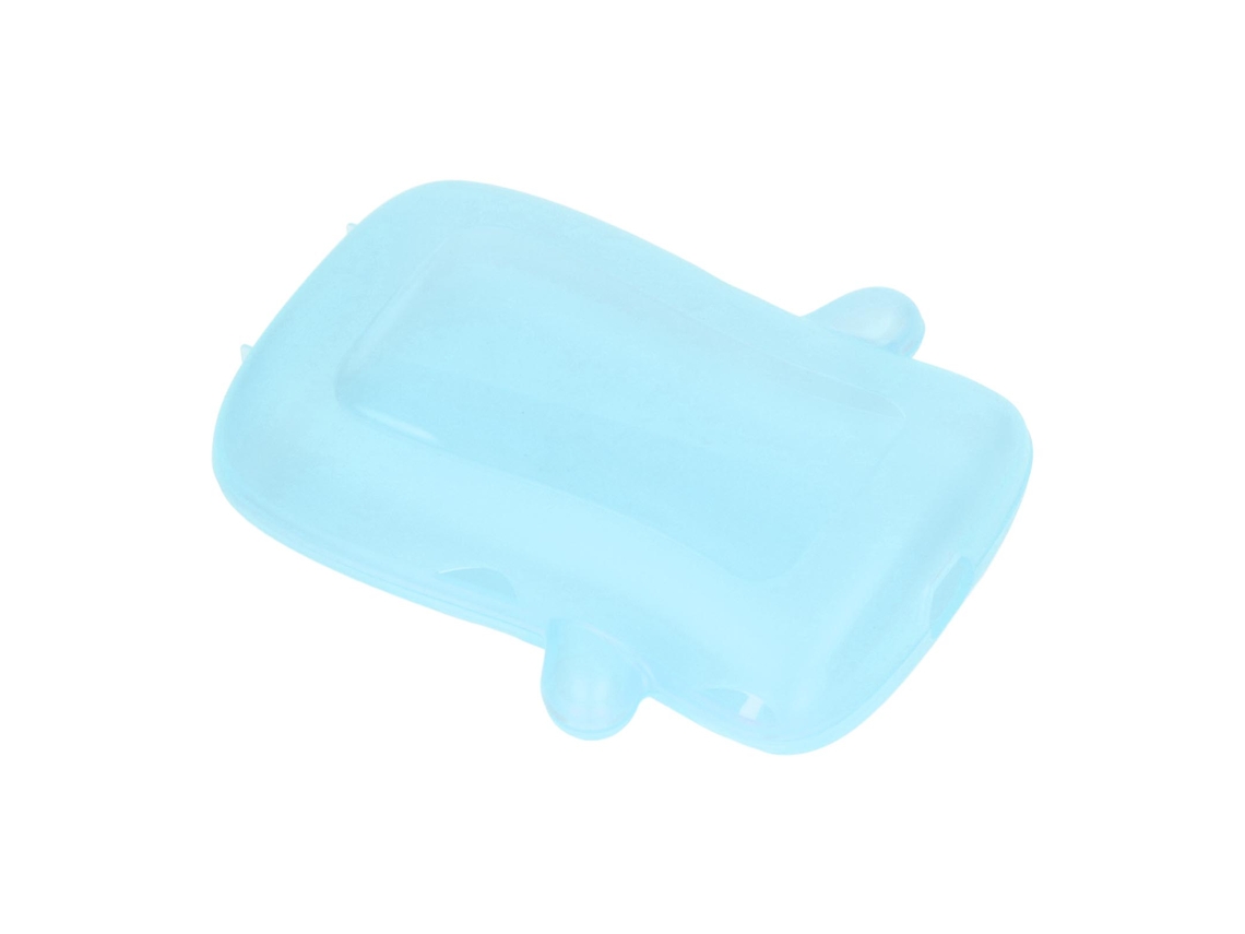 Soporte Antiaplastamiento Para Bolsa Universal De Comida Para Bebés Para Autoalimentación - Azul