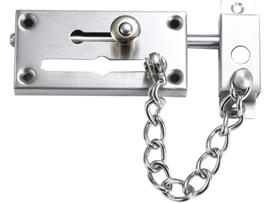 Cerradura De Refuerzo Para Puerta Cadena Antirrobo Seguridad Pestillo Múltiple