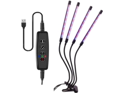 Luces LED para cultivo de plantas, intensidad variable en múltiples niveles Gokoco