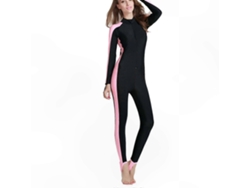 Traje de baño de manga larga Rosewell para mujer de talla grande con protección solar y antimedusas.