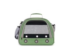 Saco De Viagem Para Pequenos Animais Eifson Com Janela Transparente E Alça (verde)