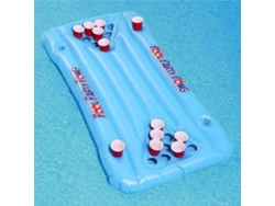 Mesa Inflable Para Beer Pong Para Piscina Y Playa, Balsa Flotante Multifuncional Con Colchón De Aire Para Fiestas De Verano.