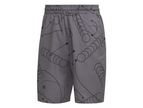 Pantalones Cortos para Ténis ADIDAS Hombre (XL - Multicolor)