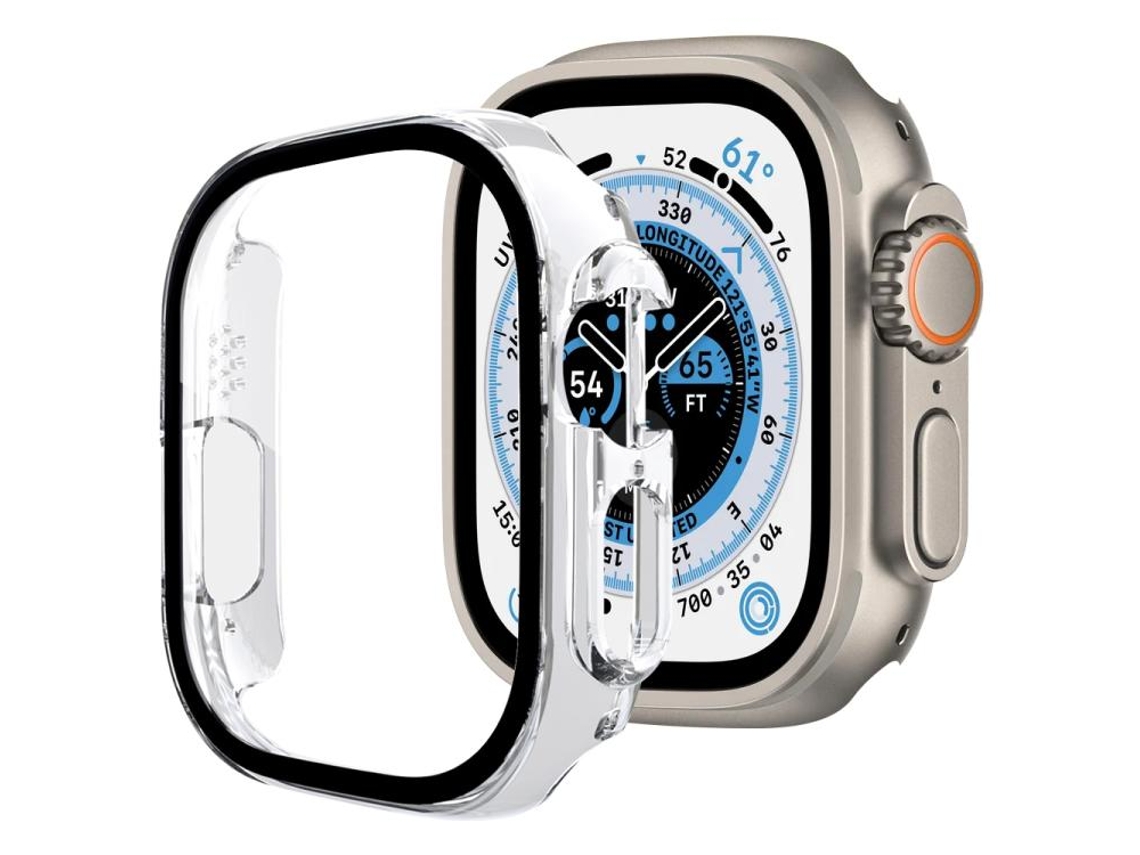 Para Apple Watch Series 10 42 Mm Película De Vidro Temperado Capa De Relógio De Pc Integrada Transparente