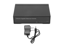 Switch Ethernet No Gestionado De Escritorio Con 5 Puertos, Divisor De Ethernet De Oficina, 100‑240v