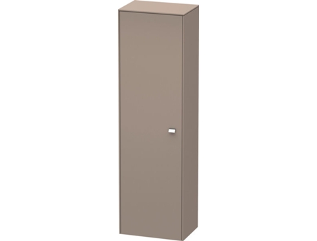 Armario alto DURAVIT Brioso 177,0x52,0x36,0 cm 1 puerta abatible a la izquierda 1 estante de madera 3 estantes de cristal
