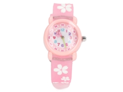 Relojes De Pulsera Para Niñas Con Diseño 3d Bonito Y Cartoons Impermeables Educativos Coloridos Rosa Para Niñas Mayores De 3 Años