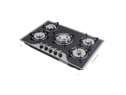 Cocina a gas de 5 quemadores, diseño de bajo consumo, color blanco OEM