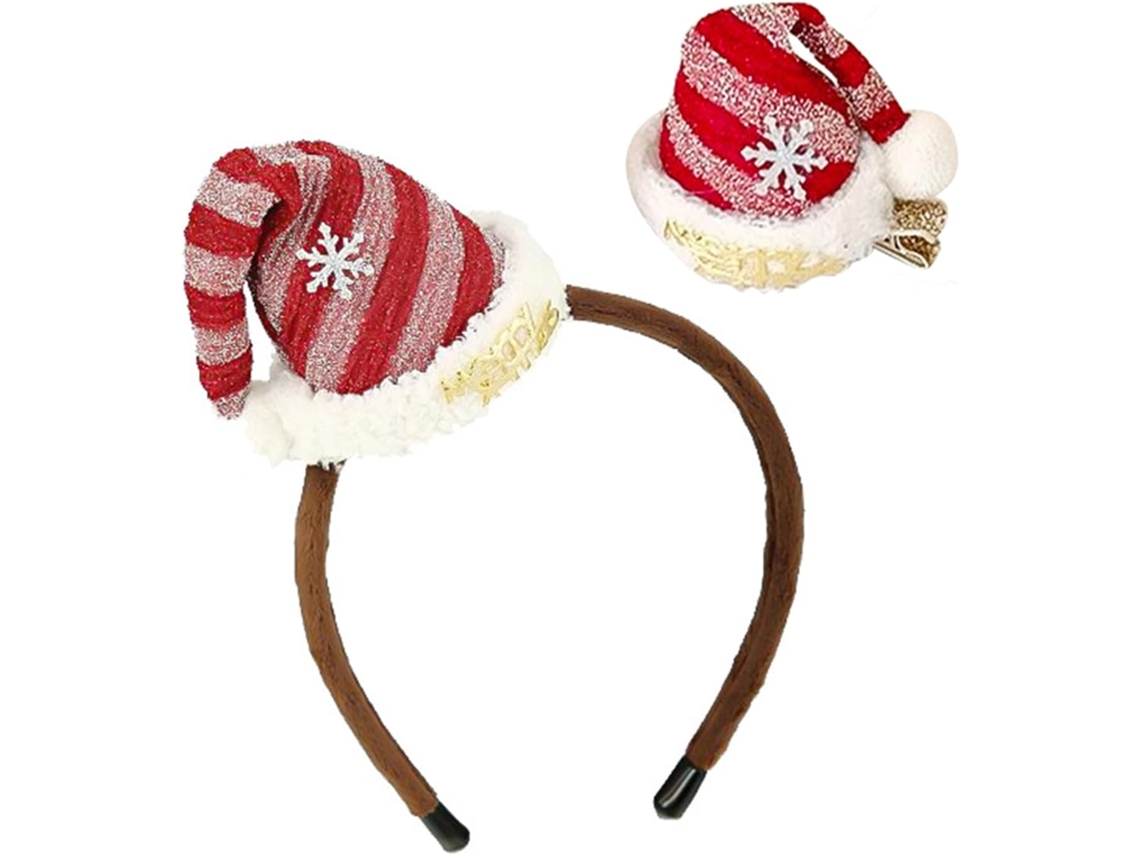 Diademas Navideñas De Moda Para Niños, Niñas, Fiestas, Gorros De Papá Noel, Accesorios De Decoración.
