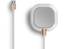 Micrófono USB para PC Gamer para reuniones en línea Hjkjyx (blanco)