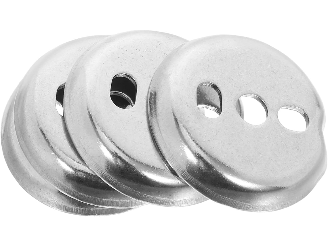 Kit De Fijación De Acero Inoxidable Plateado De 4 Piezas Para Toallero