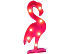 Luz de fiesta de flamenco, letrero LED para decoración de pared, Navidad, cumpleaños, dormitorio, niños, bebés y adultos, sala de estar y oficina.