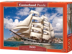 Puzzle CASTORLAND Tall Ship Leaving Harbour (500 Piezas)