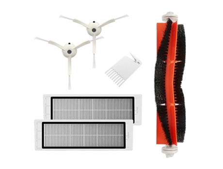 2 cepillos laterales 1 cepillo principal 2 filtros Hepa para Xiaomi Vacuum 2 Roborock S50 Mi Robot piezas de aspiradora accesorio