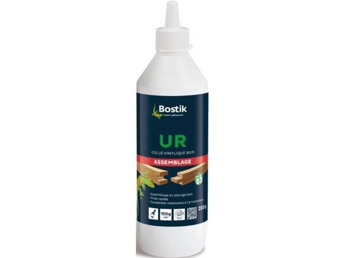 Ur Special D2 Cola para madera de fraguado ultrarrápido Excelente resistencia al desgarro Blanco Interior 250 G Bote BOSTIK