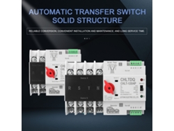 Selector De Transferencia De Interruptor De Doble Potencia Automático Para Riel De Energía Solar Residencial, Compacto 2p/4p, 63a/100a/125a