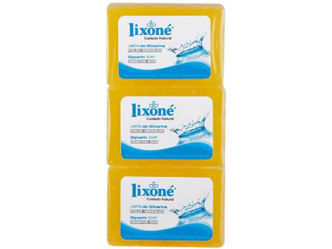 Jabón LIXONE Glicerina Natural Piel Sensible (3 x 125 g)