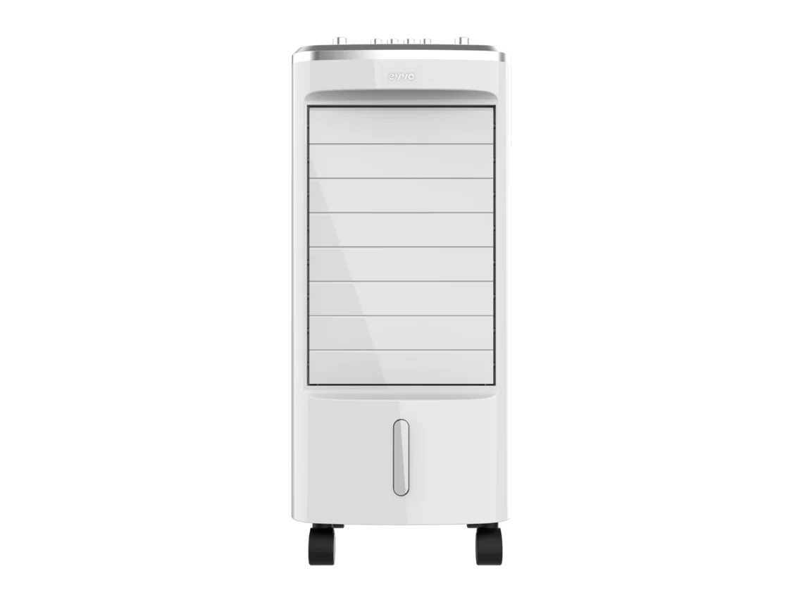 Evvo Climatizador Evaporativo Clima Ac650, 65 W, Depósito 3,5 L, 3 Velocidades, Oscilación 70º, Ruedas Y 2 Acumuladores De Frío