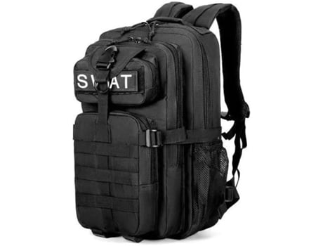 Mochila Tácticas, 30L Bolsa equipaje de mano, maleta de cabina, Plegable Impermeable Mochila para Senderismo (Negro) COSHANO